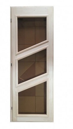 Дверь деревянная 1900х700 3 стекла