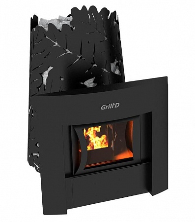 Дровяная печь Grilld Dubravo 180 Window