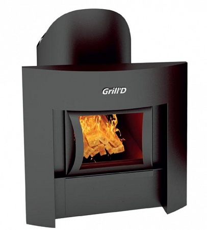 Дровяная печь Grilld  Aurora 180 Window