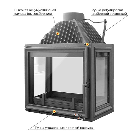 Каминная топка EVEREST A16 HP