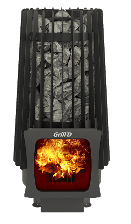 Дровяная печь Grilld Cometa 350 Vega Window Max Pro