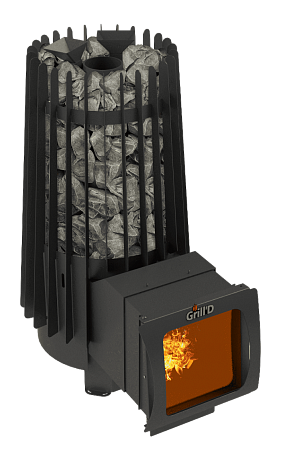 Дровяная печь Grilld  Cometa 180 Vega Long Window Max  Pro