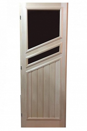 Дверь деревянная 1900х700 2 стекла