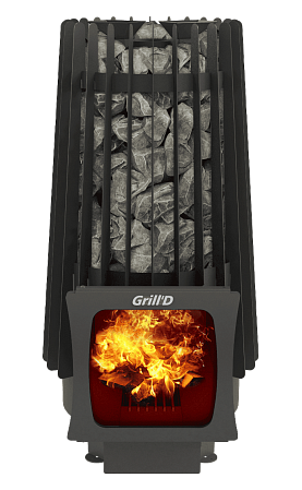 Дровяная печь Grilld Cometa 350 Vega Short Window Max Pro