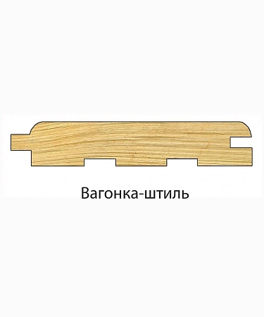 Вагонка штиль лиственница  14х143х4000 Эконом