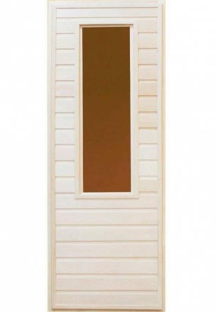 Дверь деревянная со стеклом 1900х700