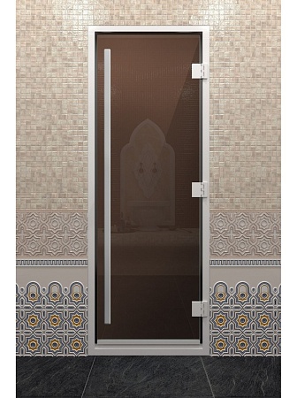 Дверь для хамам Престиж 1900х700 Бронза
